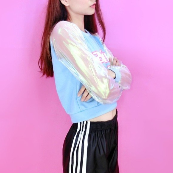 Festival Iridescent Pastel Space Goth Rave Kawaii - Picture 2 of 4